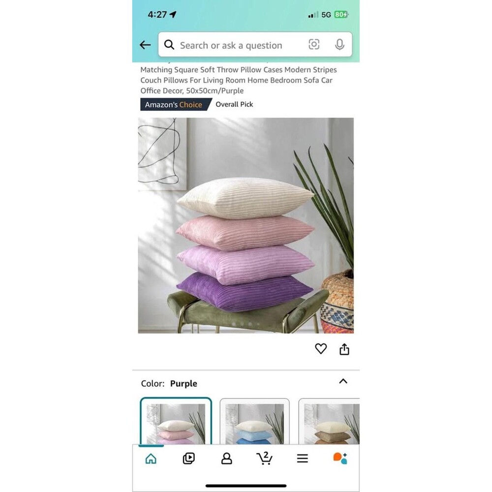 New pillow covers, still in packaging unopened- pillows not included